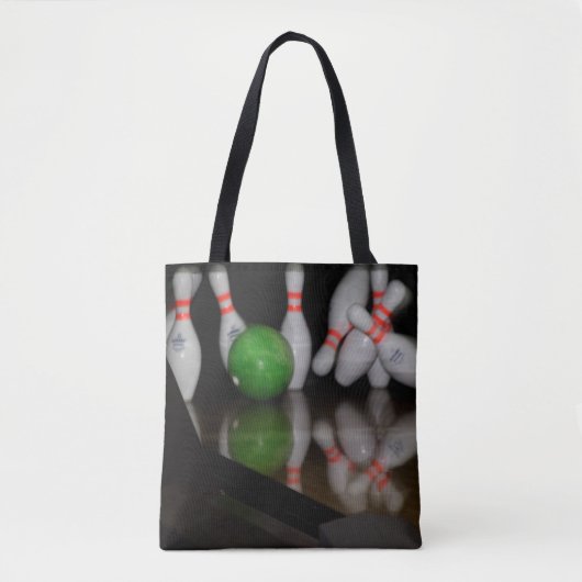 Bowling Canvas tas (Voorkant)