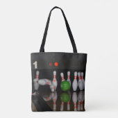 Bowling Canvas tas (Achterkant)