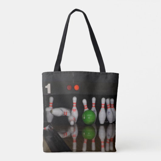 Bowling Canvas tas (Achterkant)