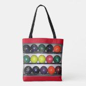 Bowling Canvas tas (Achterkant)