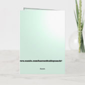 Bowling Carol Feestdagen Kaart (Achterkant)