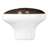 Bowling Ceramic Knob. Keramische Knop (Zijkant)