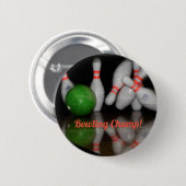 Bowling Champ Button (Voorkant /achterkant)