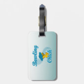 Bowling Chick #3 Bagagelabel (Achterkant verticaal)