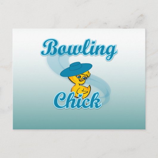 Bowling Chick #3 Briefkaart (Voorkant)