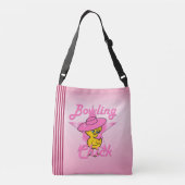 Bowling Chick #8 Crossbody Tas (Achterkant)
