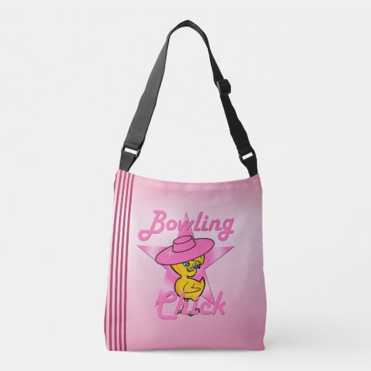 Bowling Chick #8 Crossbody Tas (Voorkant)