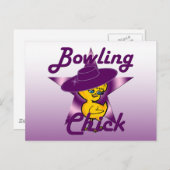Bowling Chick #9 Briefkaart (Voorkant / Achterkant)