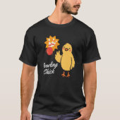 Bowling Chick Chicken Chick T-shirt (Voorkant)