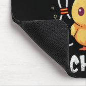 Bowling Chick Funny Chicken Athlete Bowler Men Wom Muismat (Hoek)