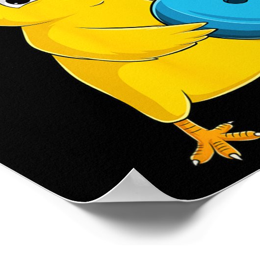 Bowling Chick Grappig Vrouwen Meisjes Bowling Scha Poster (Hoek)