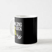 Bowling Chick Grappige Bowler Vrouwen Meisjes Kind Koffiemok (Voorkant links)