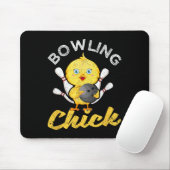 Bowling Chick Grappige Bowlers Vrouwen Lieve Bowle Muismat (Met muis)