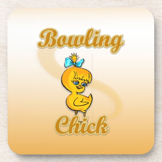 Bowling Chick Onderzetter (Voorkant)