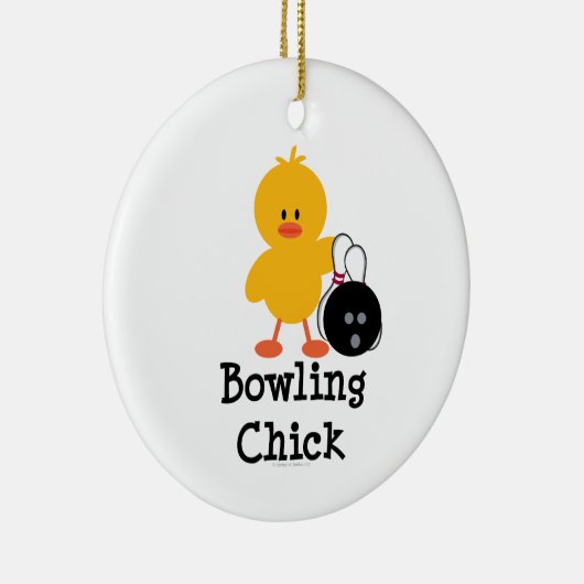 Bowling Chick Ornament (Rechts)