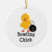 Bowling Chick Ornament (Voorkant)