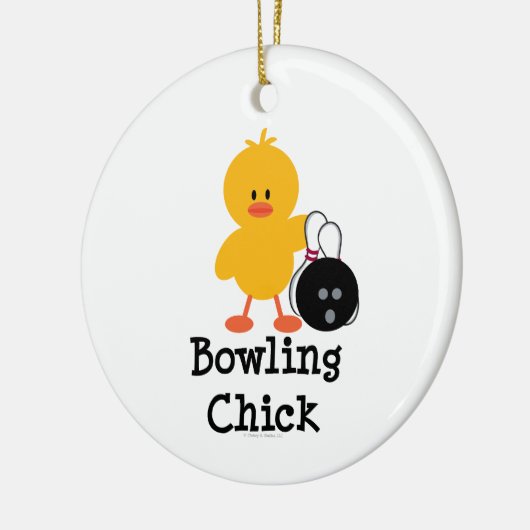 Bowling Chick Ornament (Links)