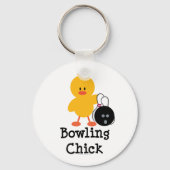 Bowling Chick Sleutelhanger (Voorkant)