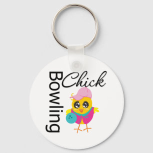 Bowling Chick Sleutelhanger