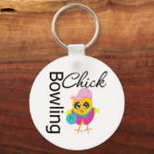 Bowling Chick Sleutelhanger (Voorkant)