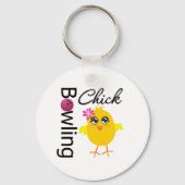 Bowling Chick Sleutelhanger (Voorkant)