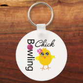 Bowling Chick Sleutelhanger (Voorkant)