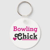 Bowling Chick Sleutelhanger (Voorkant)