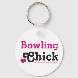 Bowling Chick Sleutelhanger