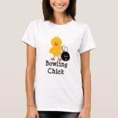 Bowling Chick T shirt (Voorkant)