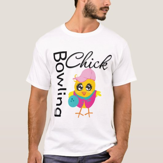 Bowling Chick T-shirt (Voorkant)