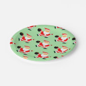 Bowling Christmas Holiday Party Papieren Bordje (Gekanteld)