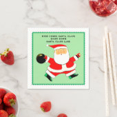 Bowling Christmas Holiday Party Servet (Insitu)