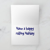 Bowling Christmas Joy Feestdagen Kaart (Binnen)