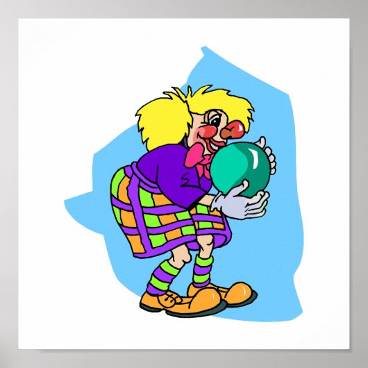Bowling Clown Poster (Voorkant)