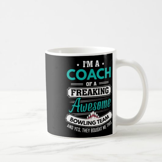 Bowling Coach Bowling Team Coach Gift Koffiemok (Rechts)