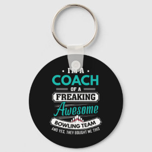 Bowling Coach Bowling Team Coach Gift Sleutelhanger
