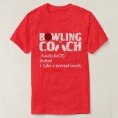 Bowling Coach bowlings mannen bowling T T-shirt (Design voorkant)