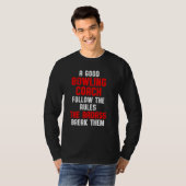 Bowling Coach Follow Player Team Instructor T-shirt (Voorkant volledig)