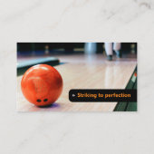 Bowling Coach | Foto Sport Black Visitekaartje (Achterkant)