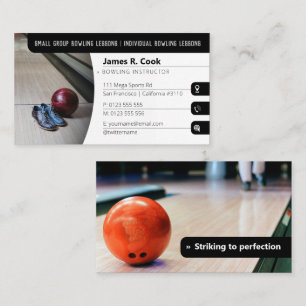 Bowling Coach   Fotosport Visitekaartje