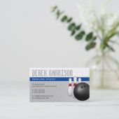 Bowling Coach | Perfect sportaanbod Deep Blue Visitekaartje (Staand voorkant)