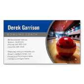 Bowling Coach | Perfect sportaanbod Magnetisch Visitekaartje (Voorkant)