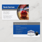 Bowling Coach | Perfect sportaanbod Visitekaartje (Voorkant / Achterkant)