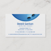 Bowling Coach | Perfecte speler Visitekaartje (Voorkant)