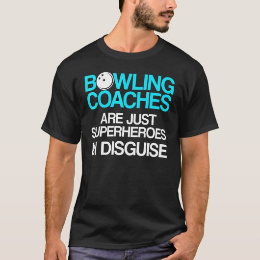 Bowling Coach Player Team Instructor 10 T-shirt (Voorkant)