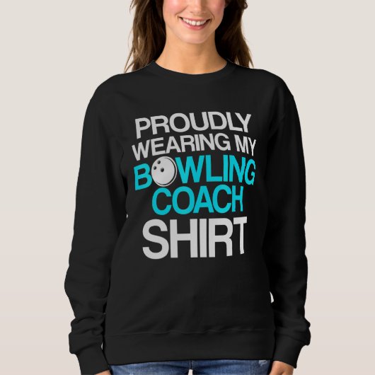 Bowling Coach Player Team Instructor 15 Trui (Voorkant)