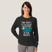 Bowling Coach Player Team Instructor 16 T-shirt (Voorkant volledig)