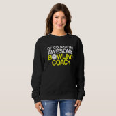 Bowling Coach Player Team Instructor 1 Trui (Voorkant volledig)