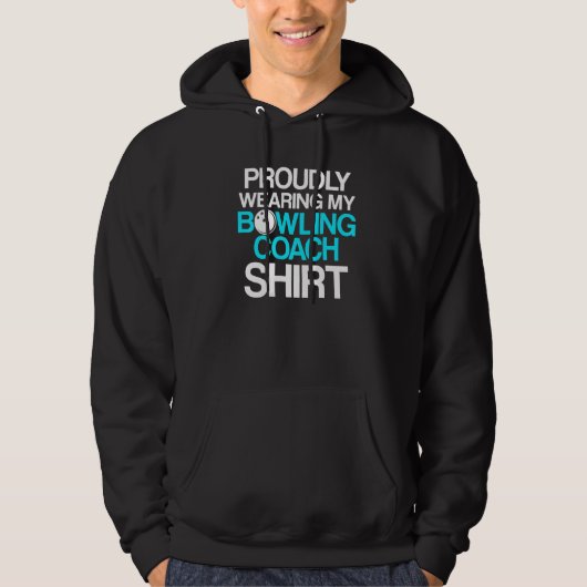 Bowling Coach Player Team Instructor 22 Hoodie (Voorkant)