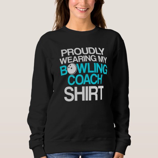 Bowling Coach Player Team Instructor 22 Trui (Voorkant)
